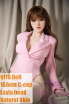 Qita 156cm C-cup Sex Doll with Layla Head TPE Material