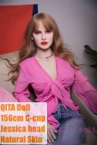 Qita 156cm C-cup Sex Doll with Jessica Head TPE Material