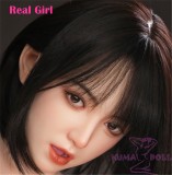 Real Girl head only D9 soft Silicone head M16 bolt Craftsman make selectable