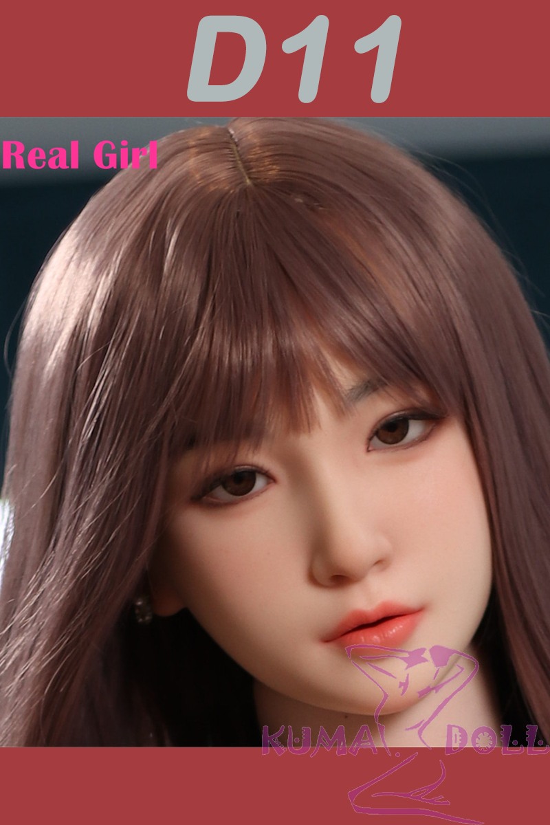Real Girl head only D11 soft Silicone head M16 bolt Craftsman make selectable