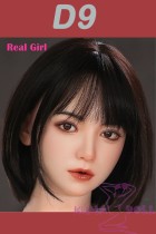 Real Girl head only D9 soft Silicone head M16 bolt Craftsman make selectable