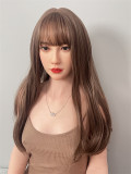FANREAL 153 cm/5ft B-Cup F8 Mo Head Full Size Lifelike Silicone Sex Doll Swimming suit