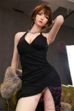SHEDOLL Lolita type LengYue head 158cm/5ft2 normal breastlove doll body material customizable black tight dress
