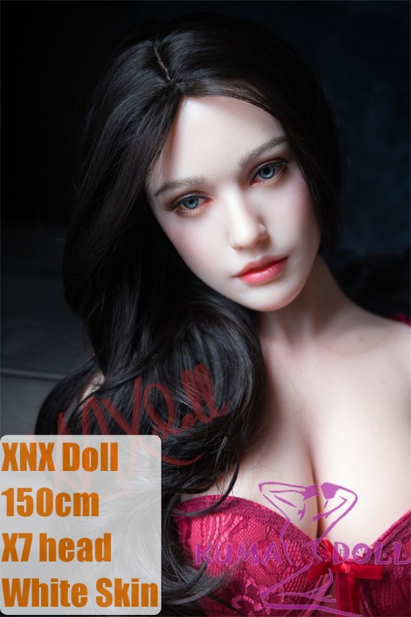 XNX Doll 150cm/4ft9 C-cup Silicone Sex Doll with R+S makeup Head - X7 Cara