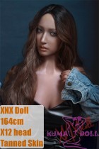 XNX Doll 164cm/5ft4 G-cup Silicone Sex Doll with R+S makeup Head - X12 Taylor