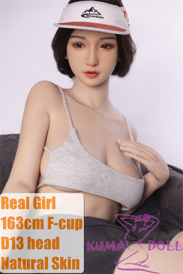 Real Girl Doll 163cm/5ft3 F-Cup Silicone Sex Doll D13 Soft Silicone head with oral function and mouth open/close function