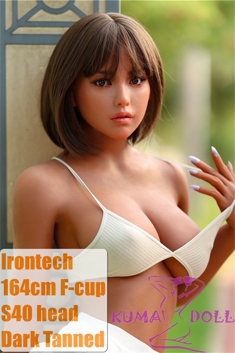 Irontech Doll Full Silicone Sex Doll 164cm/5ft5 F-cup Tanned Skin S40 head