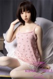 Real Girl Doll 148cm/4ft9 A-Cup Silicone Sex Doll D3 Soft Silicone head with oral function and mouth open/close function