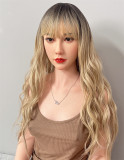 FANREAL 170 cm/5ft6 G-Cup Full Size Lifelike Silicone Sex Doll with Della Head Lace One Piece Body Suit