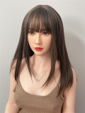 FANREAL 170 cm/5ft6 G-Cup Full Size Lifelike Silicone Sex Doll with Della Head Lace One Piece Body Suit