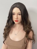 FANREAL 158 cm/5ft2 B-Cup Qian Head Full Size Lifelike Silicone Sex Doll - Pink Wig