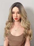 FANREAL 170 cm/5ft6 G-Cup Full Size Lifelike Silicone Sex Doll with Della Head Lace One Piece Body Suit