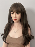 FANREAL 158 cm/5ft2 B-Cup Qian Head Full Size Lifelike Silicone Sex Doll - Pink Wig