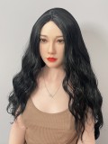 FANREAL 170 cm/5ft6 G-Cup Full Size Lifelike Silicone Sex Doll with Della Head Grey Bathrobe