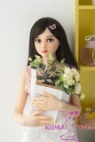 AXB Doll TPE Material Love Doll 140cm/4ft6 C-cup with Head TD45 with realistic body makeup flower