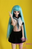 Mini Doll 60cm S2 head normal breast silicone body latest work spherical joint doll lightweight convenient storage easy to use usually for appreciation