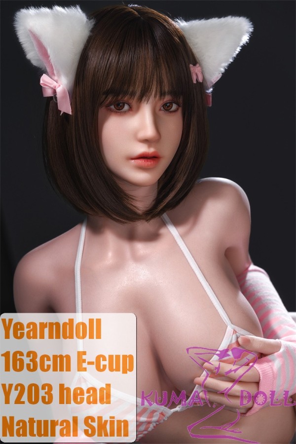 Yearndoll Y203 head 163cm E-cup【Premium Version】latest work with mouth open/close function silicone head life-size sex doll
