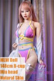 MLW doll Loli Sex Doll 148cm/4ft8 B-cup Mia head|kumadoll