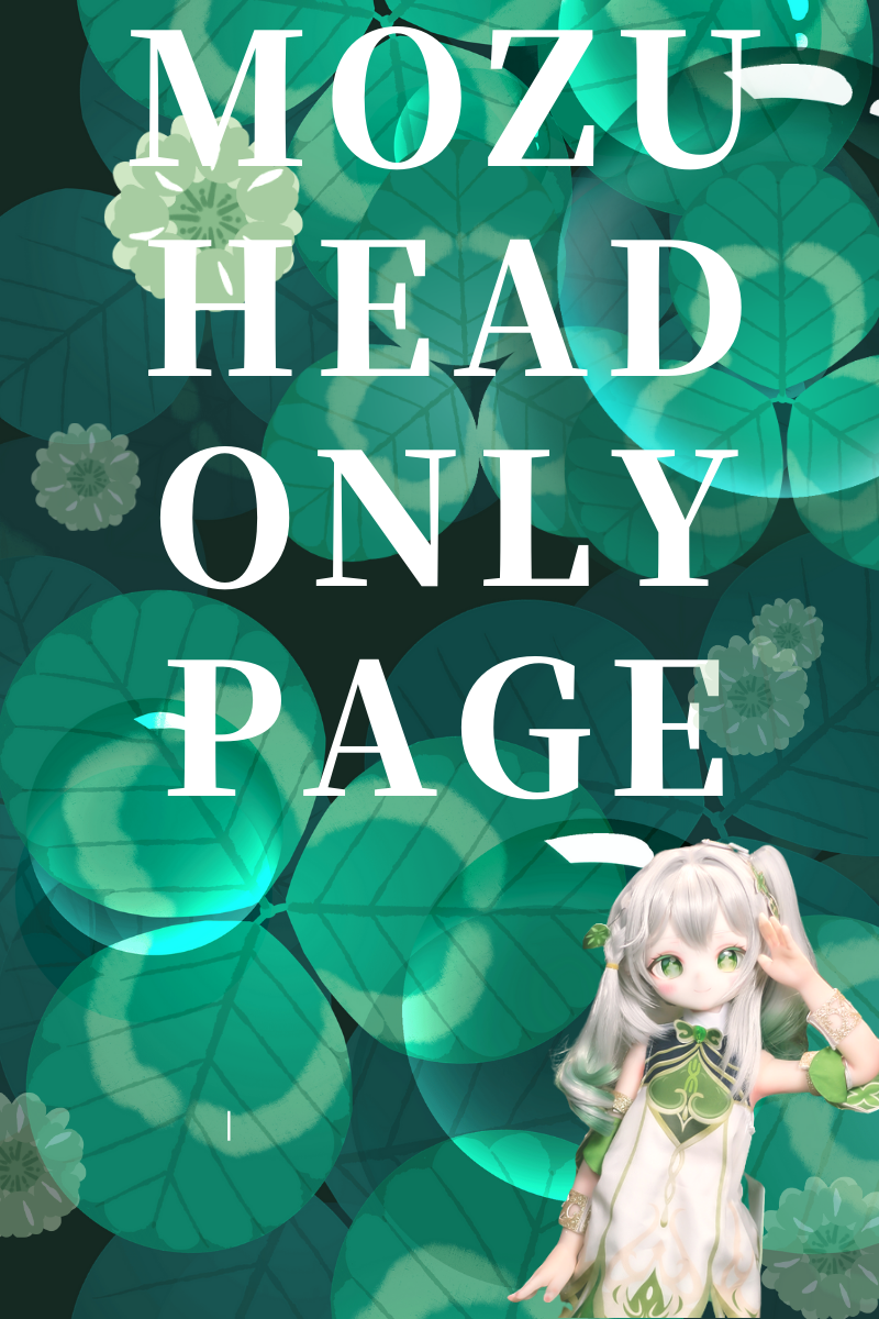 MOZU Doll Head Only Page