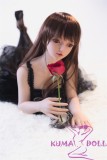 Full Silicone AIO Sanhui Doll 125cm E-cup #11 head with seamess black dress