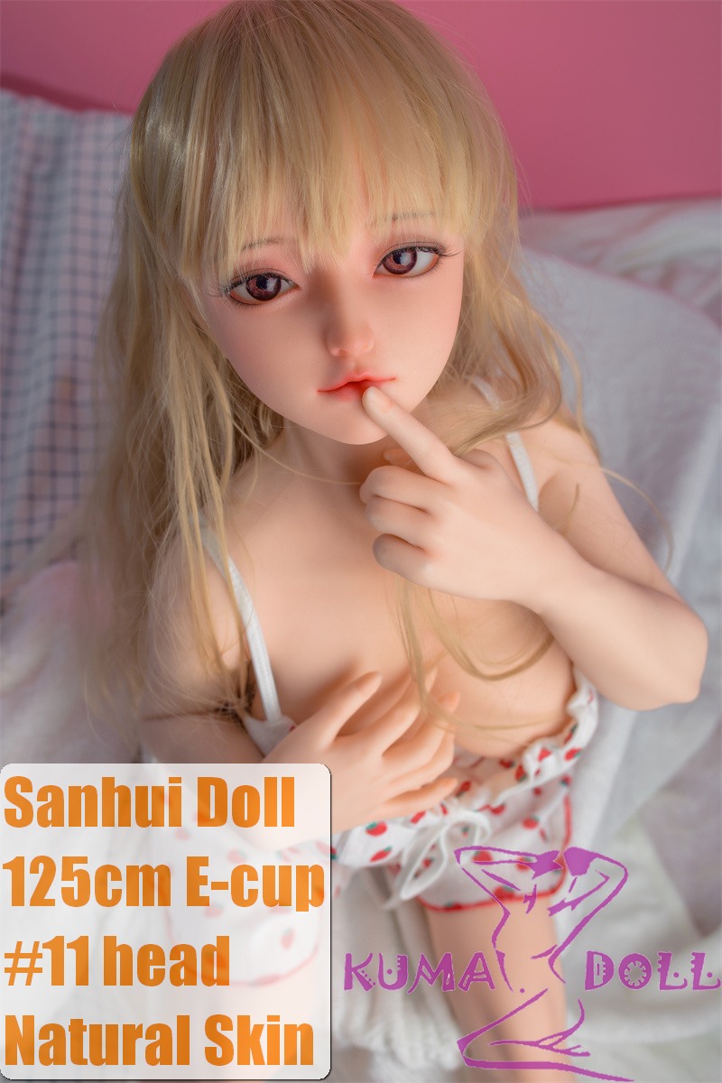 Full Silicone AIO Sanhui Doll 125cm E-cup #11 head with seamless Spot Patterned Pajamas