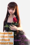 Sanhui Doll 125cm E-cup #11 head with seamess black dress|kumadoll