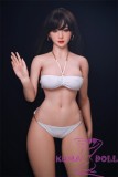 JY Doll Silicone Material Love Doll 163cm/5ft4 F-Cup Meiyu head with body makeup