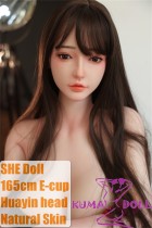 SHEDOLL Lolita type Huayin #22 head 165cm/5ft4 E-cup head love doll body material customizable Seductive Student Costumes