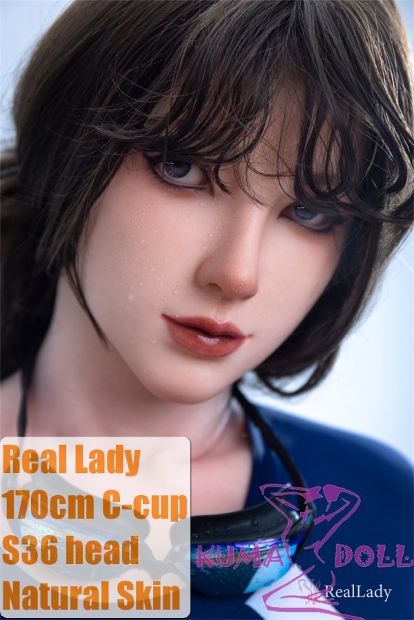 Real Lady Full Silicone Sex Doll 170cm/5ft6 C-cup Natural Skin S36 head