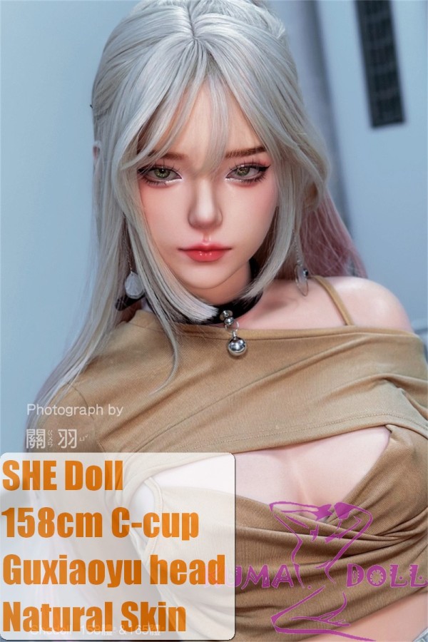 SHEDOLL Lolita type 158cm/5ft2 normal breast Guxiaoyu head love doll body material customizable brown T shirt