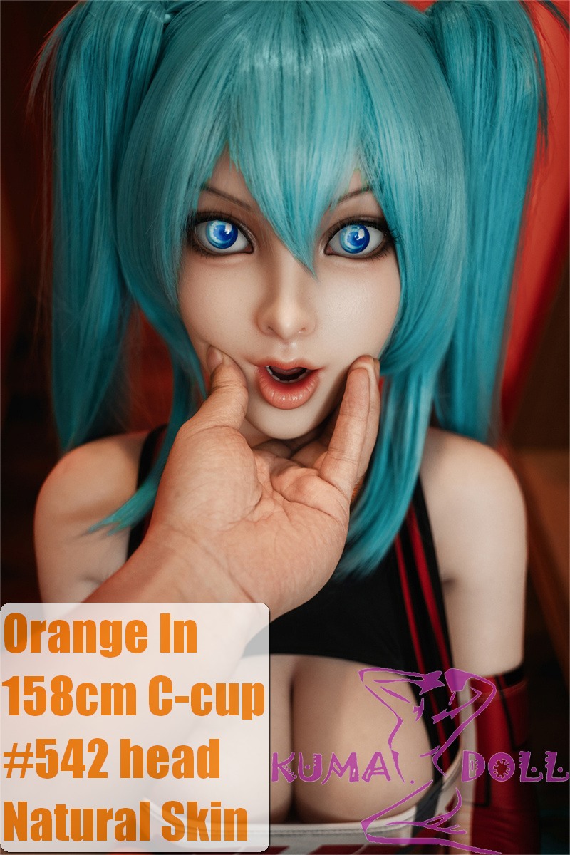 Orange In Full Silicone Doll 158cm C-Cup #542 Head Sex Doll