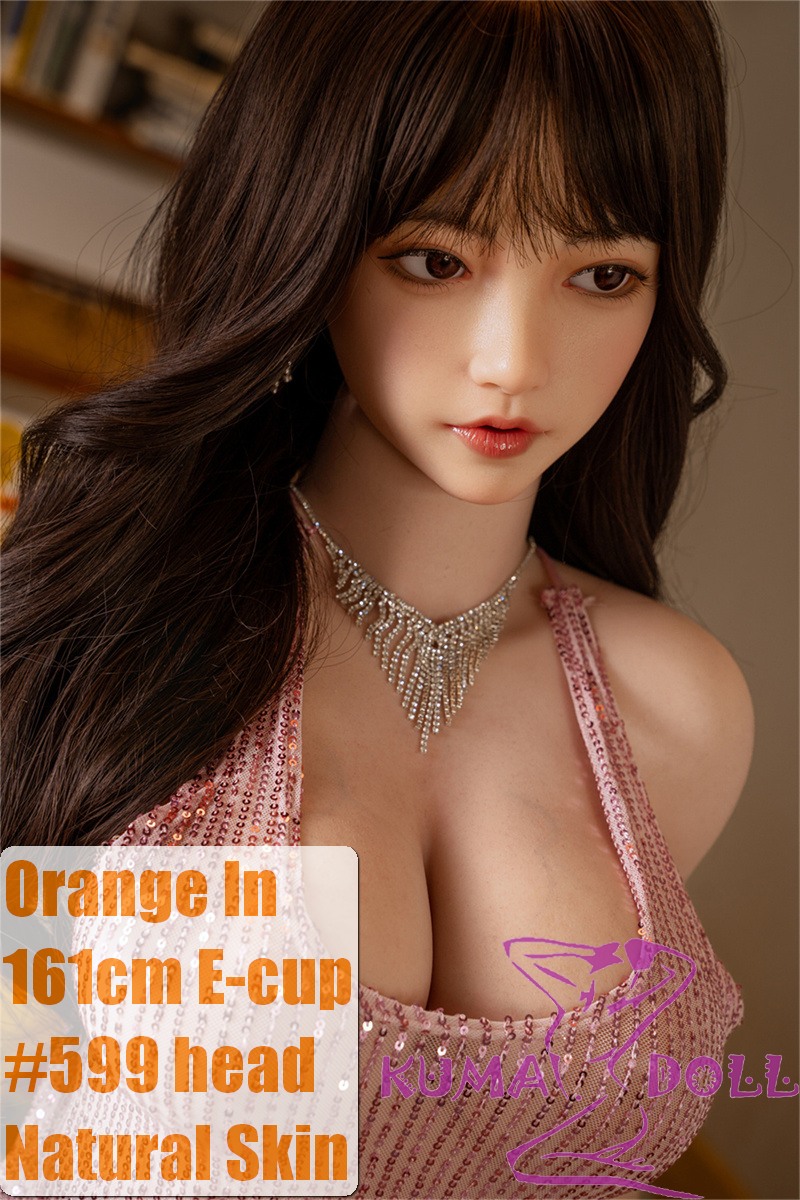 Orange In Full Silicone Doll 161cm E-Cup #599 Head Sex Doll