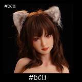 Dolls Castle 156cm C-cup Sex Doll with Z1 Zombie Head TPE Material White Costum