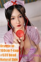 Orange In Sex Doll 160cm F-Cup TPE Body #539  Silicone Head