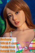 Jiusheng Doll Sex Doll 148cm/4ft9 B-cup #45 Yukiko head TPE material body Head material selectable colorful bikini