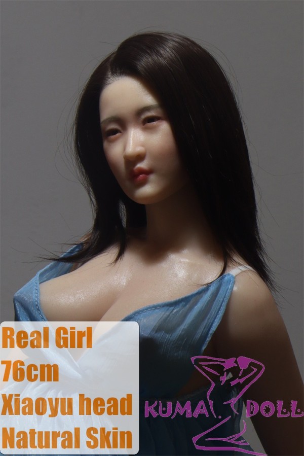 Real Girl 5kg 76cm Xiaoyu head big breast sexually active super realistic figure full silicone blue dress