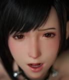 Game Lady Full silicone 171cm/5ft6 G-cup No.19 Lighting From Final Fantasy XIII (FF13) head with realistic makeup, eyebrows and eyelashes implanted