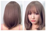 Top Sino Doll Silicone Sex Doll 163cm/5ft4 #T17 Minan head Light Tan Skin Color RRS makeup selectable