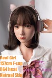 Real Girl Sex Doll 157cm/5ft2 F-Cup  R64 head|kumadoll