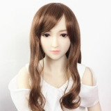 AXB Doll110cm/3ft6 A-cup with Head AGB17 with realistic body makeup silicone heand+TPE body