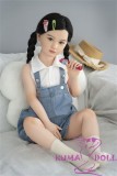 AXB Doll110cm/3ft6 A-cup with Head AGB10 with realistic body makeup silicone heand+TPE body