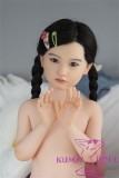 AXB Doll110cm/3ft6 A-cup with Head AGB10 with realistic body makeup silicone heand+TPE body