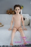 AXB Doll110cm/3ft6 A-cup with Head AGB20 with realistic body makeup silicone heand+TPE body