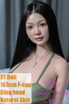 XTDOLL 163cm F-cup Teacher Bing head super reduce wight full silicone doll life-size real love doll