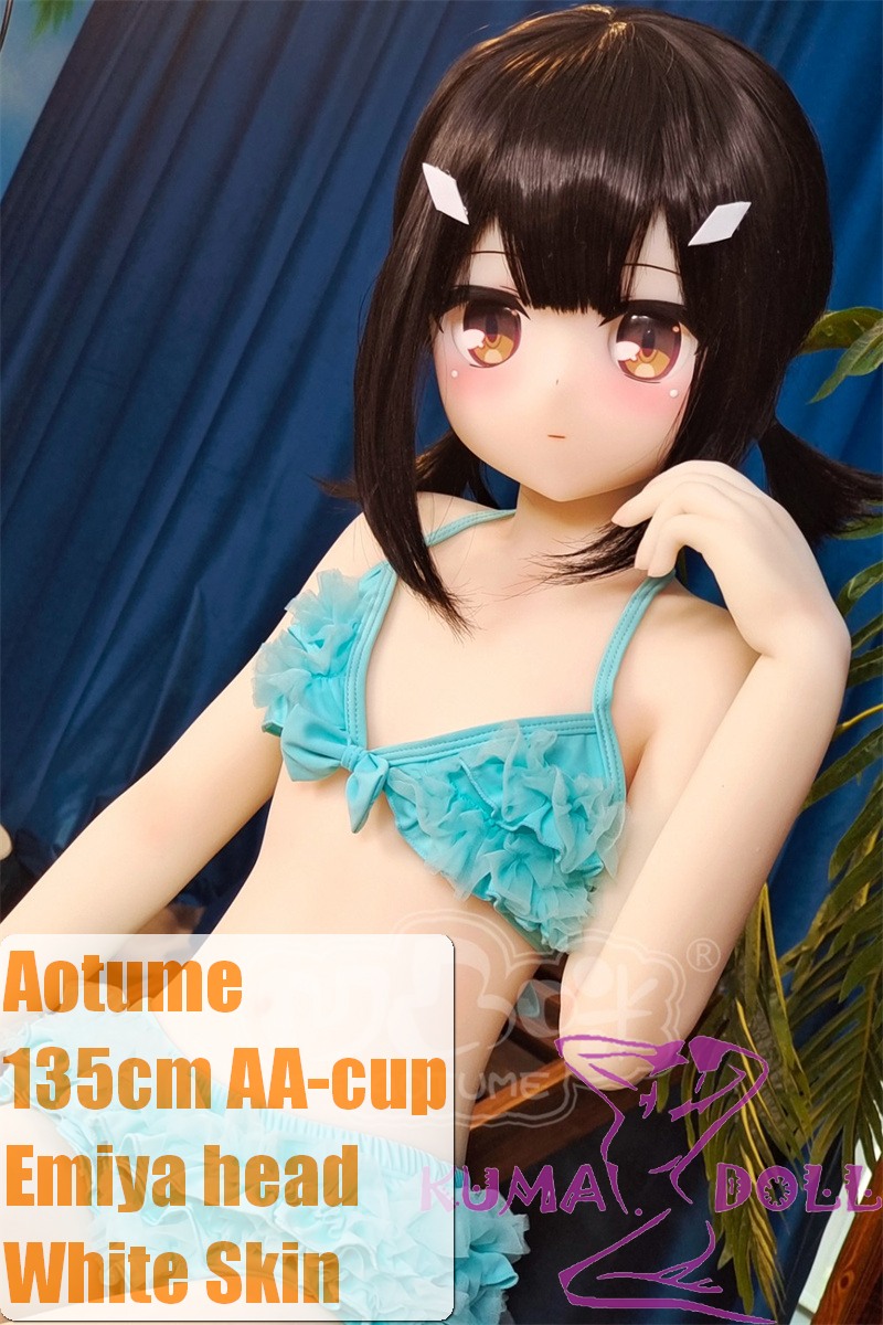 Aotume doll sex doll 135cm 4.4ft AA-cup #99 Emiya head from Fate anime sex doll