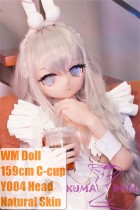 WM Doll  Sex Doll Anime Y004 159cm/5ft3 C-Cup plastic head TPE Material Body