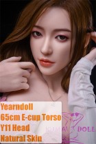 Yearndoll Y11 head 65cm Torso E-cup silicone head life-size sex doll