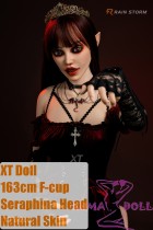 XTDOLL 163cm F-cup Seraphina head super reduce wight full silicone doll life-size real love doll