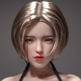 Climax Doll CLM  Full Silicone Mini Sex Doll Si60 XL Chace Head (Cinnamon)