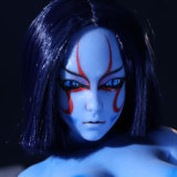 Climax Doll CLM  Full Silicone Mini Sex Doll Si60 L Momoko Head (Blue)